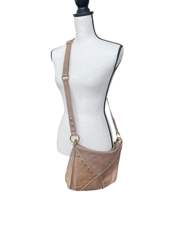 Hammitt Handbags - Hammitt Taupe Leather Crossbody Bag